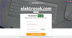 Desktop Screenshot of elektrosok.com